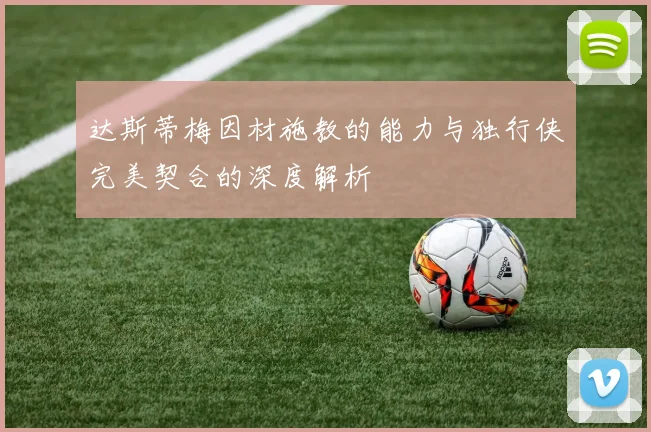 达斯蒂梅因材施教的能力与独行侠完美契合的深度解析